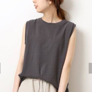 スピックアンドスパン(Spick & Span)のSpick & Span　ヴィンテージテンジクタックスリーブレス(Tシャツ(半袖/袖なし))