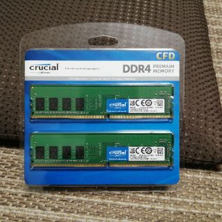 DDR4 2400 4GB*2 Crucial 中古(PCパーツ)