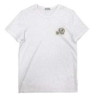 モンクレール(MONCLER)の★希少★ MONCLER Tシャツ ワッペン マグリア ホワイト 入手困難 完売(Tシャツ/カットソー(半袖/袖なし))