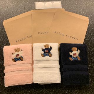 ラルフローレン(Ralph Lauren)の【新品】ラルフローレン　タオル　ベア(ハンカチ)