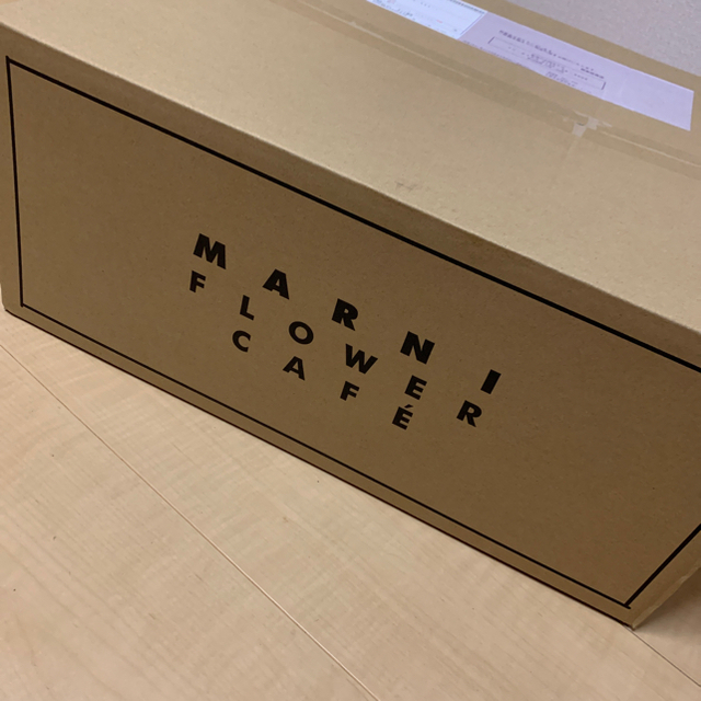 Marni(マルニ)のMARNI FLOWER CAFE ストライプトートバッグ（ナイトブルー） レディースのバッグ(トートバッグ)の商品写真