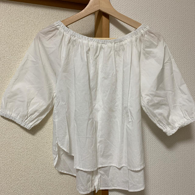 MPS(エムピーエス)のMPS オフショルダーブラウス　140 キッズ/ベビー/マタニティのキッズ服女の子用(90cm~)(Tシャツ/カットソー)の商品写真