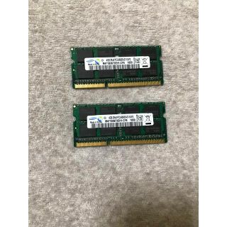 サムスン(SAMSUNG)の【SAMSUNG】PC3-8500S DDR3 1066 4GB×2【計8GB】(PCパーツ)