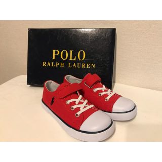 ポロラルフローレン(POLO RALPH LAUREN)のポロラルフローレン　キッズスニーカー17㎝(スニーカー)