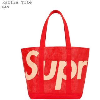 シュプリーム(Supreme)のSupreme Raffia Tote Red(トートバッグ)