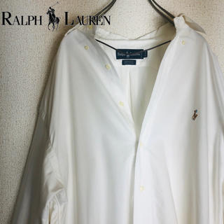 ラルフローレン(Ralph Lauren)のラルフローレン BDシャツ ホワイト シャツ 長袖 90’(シャツ)