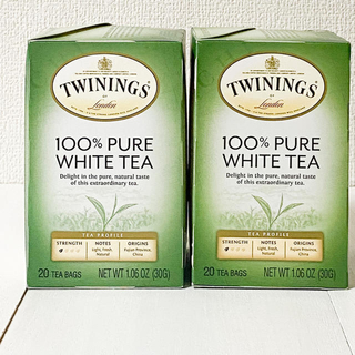 トワイニング ホワイトティー 白茶　20パック×２箱(健康茶)