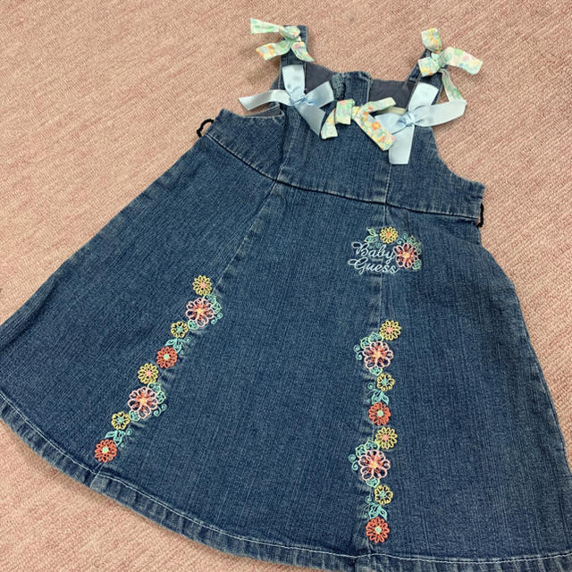 GUESS(ゲス)のGUESS♡ジャンスカ キッズ/ベビー/マタニティのベビー服(~85cm)(スカート)の商品写真