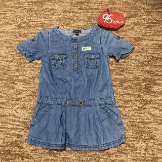 ベビーギャップ(babyGAP)のbaby GAP 95cm デニムワンピース(ワンピース)