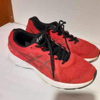 アシックス(asics)のアシックス　ASICS　スニーカー　赤　24.5(スニーカー)