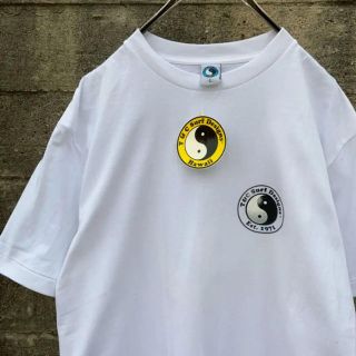 タウンアンドカントリー(Town & Country)のタグ付き レア Town&Country Tシャツ 太陰太極図 L ゆるだぼ(Tシャツ/カットソー(半袖/袖なし))