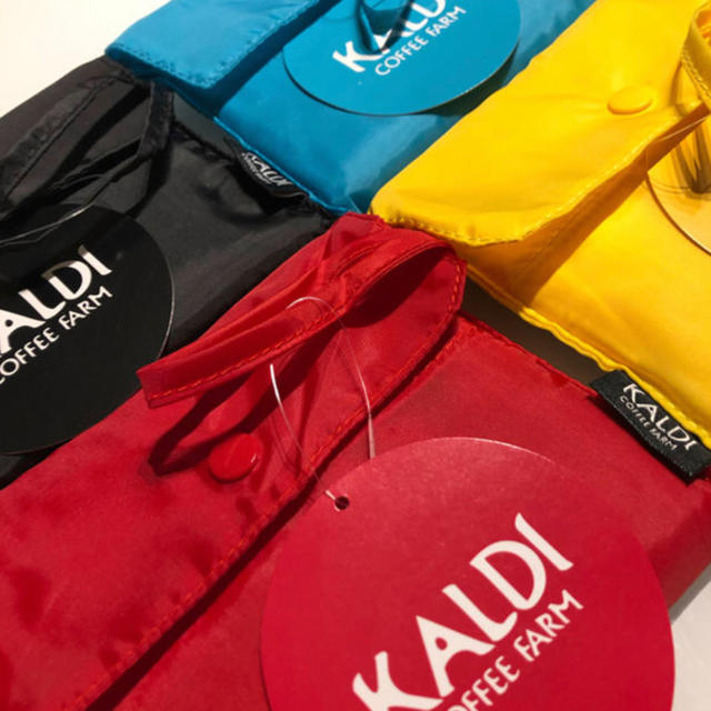 KALDI(カルディ)の【新品】KALDI （カルディ）エコバッグ　 4色セット　未使用 メンズのバッグ(エコバッグ)の商品写真