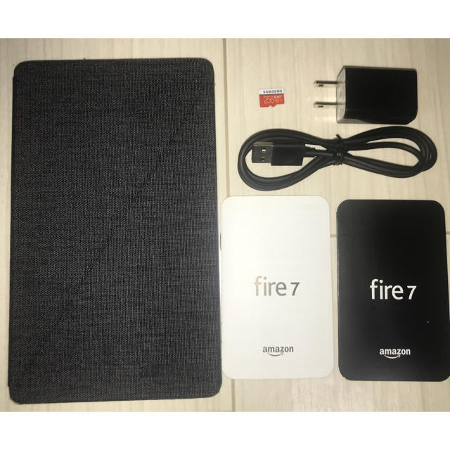 【microSDXC 256GB&純正カバー付】Fire7 第7世代