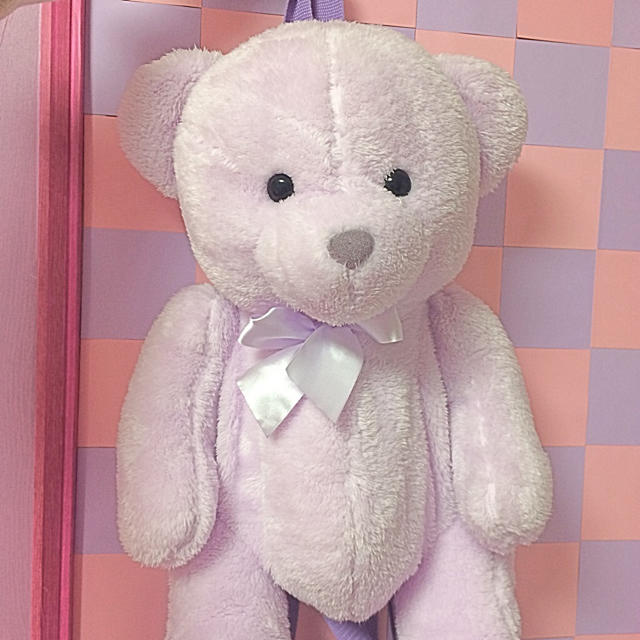 Bubbles(バブルス)の💜クマのリュック💜ラベンダー💜 レディースのバッグ(リュック/バックパック)の商品写真