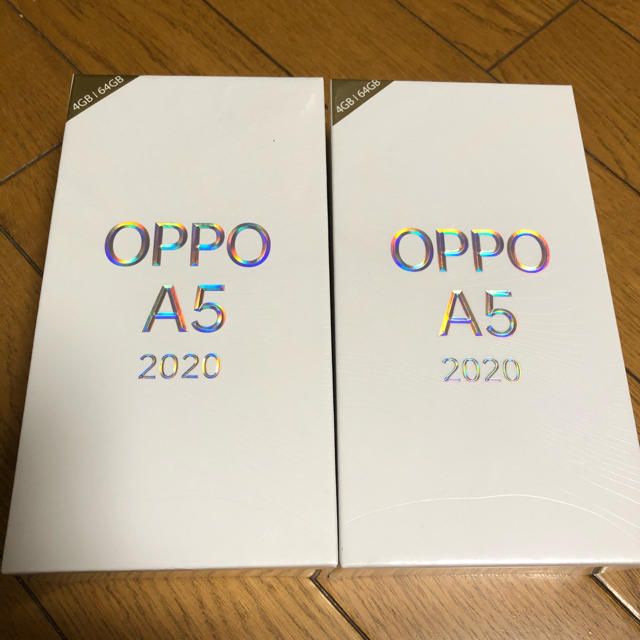 OPPO A5 2020 ブルー2台　新品　未開封