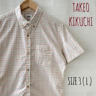 タケオキクチ(TAKEO KIKUCHI)のflora様専用 TAKEO KIKUCHI 半袖 総柄シャツ サイズ3(シャツ)