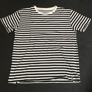 ウィゴー(WEGO)のWEGO ボーダー 白 黒 Tシャツ Mサイズ(Tシャツ/カットソー(半袖/袖なし))