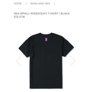 SEA - 【M】WIND AND SEA(SMALL IRIDESCENT)T-SHIRTの通販 by yohey's ...