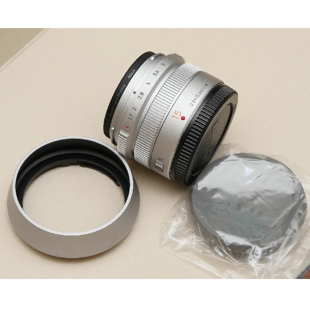 美品 H-X015 LEICAライカ m4/3 15mm F1.7 レンズ レンズ(単焦点)