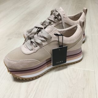 ザラ(ZARA)のZARA★スニーカー★厚底★23.5センチ★タグ付き新品(スニーカー)