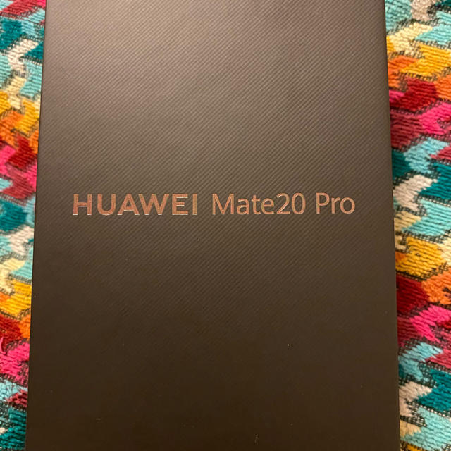 スマホ/家電/カメラ【最安値】HUAWEI Mate 20 Pro ブラック　美品