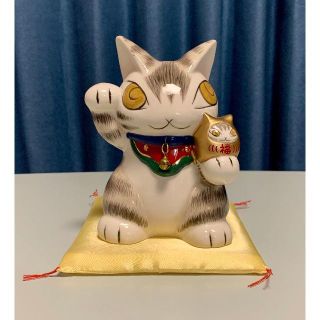 原画展限定 招き猫 ダヤン 貯金箱 猫だるま金(キャラクターグッズ)