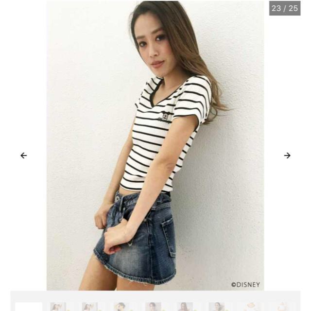 GYDA(ジェイダ)のGYDA ミッキーTシャツ レディースのトップス(Tシャツ(半袖/袖なし))の商品写真