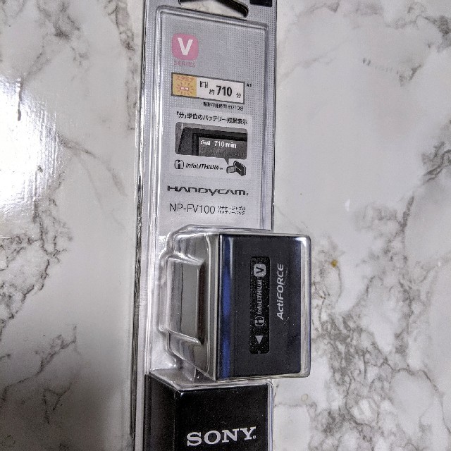 お得セット SONY - SONY  NP-FV100 ビデオカメラ