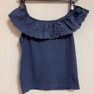 ジルバイジルスチュアート(JILL by JILLSTUART)のジルバイジルスチュアート ♡ レースリブトップス(カットソー(半袖/袖なし))