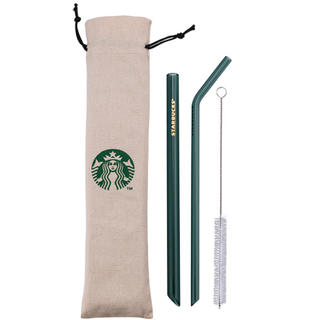 スターバックスコーヒー(Starbucks Coffee)のスタバ 台湾 スターバックス ストローセット 新品未使用(収納/キッチン雑貨)