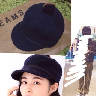 ビームスボーイ(BEAMS BOY)のぽんぽん付CAP(キャップ)