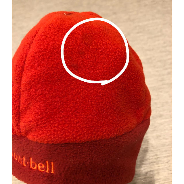 mont bell(モンベル)のmont-bell フリース帽子　51~54センチ キッズ/ベビー/マタニティのこども用ファッション小物(帽子)の商品写真