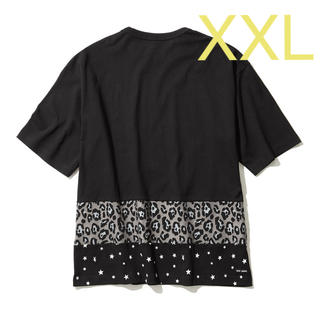 ソフ(SOPH)のGU × 1MW by SOPH ビッグT 5部袖 黒　XXL Tシャツ　ソフ (シャツ)