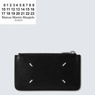 マルタンマルジェラ(Maison Martin Margiela)のMAISON MARGIELA グレイニー レザー カードホルダー(長財布)