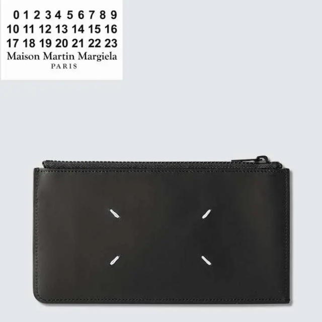 Maison Martin Margiela(マルタンマルジェラ)のMAISON MARGIELA スムース レザー カードホルダー メンズのファッション小物(長財布)の商品写真