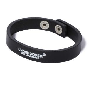 アンダーカバーレザーブレスレットブラックスタッズブレスUNDERCOVER-