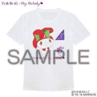 乃木坂46×マイメロディコラボ 松村沙友理 オリジナルデザインTシャツ(アイドルグッズ)