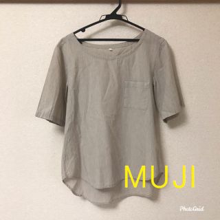 ムジルシリョウヒン(MUJI (無印良品))の🌻即購入歓迎‼️🌻【中古・美品】無印良品　MUJI トップス　半袖(シャツ/ブラウス(半袖/袖なし))