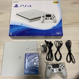 プレイステーション4(PlayStation4)のSONY PlayStation4 本体 グレイシャー・ホワイト 500GB(家庭用ゲーム機本体)