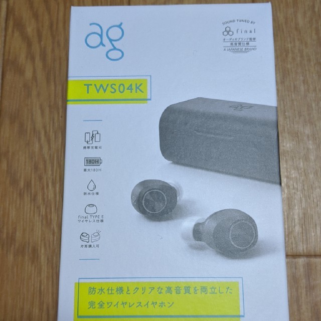 Ag Tws04k ワイアレスイヤホンオーディオ機器