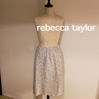 レベッカテイラー(Rebecca Taylor)のS724 レベッカテイラー 日本製 花柄 rebecca taylor スカート(ひざ丈スカート)