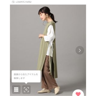 ローリーズファーム(LOWRYS FARM)のLOWRYS FARM サイドリボンワンピース(ベスト/ジレ)