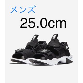 ナイキ(NIKE)のNIKE ナイキ キャニオン サンダル 黒 白 US7 25.0(サンダル)