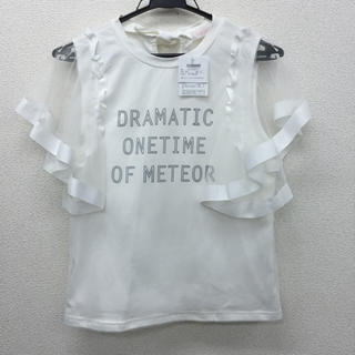 リズリサ(LIZ LISA)のリズリサTシャツ白フリル袖(Tシャツ(半袖/袖なし))