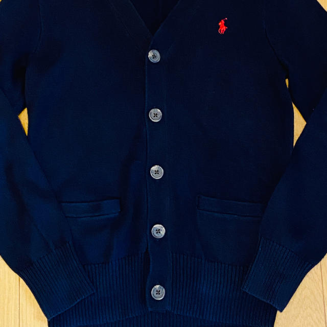 POLO RALPH LAUREN(ポロラルフローレン)のポロラルフローレン　ニットカーディガン キッズ/ベビー/マタニティのキッズ服男の子用(90cm~)(カーディガン)の商品写真