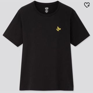 ピーナッツ(PEANUTS)のユニクロ UT Tシャツ　スヌーピー 黒(Tシャツ(半袖/袖なし))