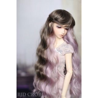 BJD CROBI ウィッグ カツラ グラデーション ピンク CRWML-117