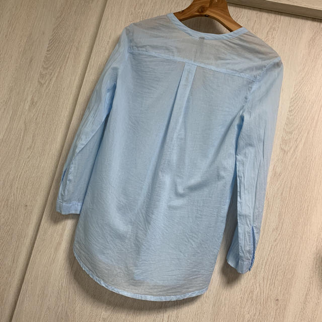 H&M(エイチアンドエム)のH&Mコットン100%シャツ レディースのトップス(シャツ/ブラウス(長袖/七分))の商品写真