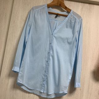 エイチアンドエム(H&M)のH&Mコットン100%シャツ(シャツ/ブラウス(長袖/七分))