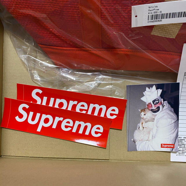 好評日本製 Supreme - supreme 20ss Raffia tote bag Red 納品書付きの通販 by フクロウ's shop｜シュプリームならラクマ 好評超歓迎
